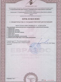 2015.03.25 Новомосковск - Приложение к сертификату, Профили поливинилхлоридные системы Rehau.