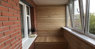 Отделка, остекление, утепление балконов в Новомосковске от 206 руб. м/2.