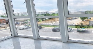 Панорамное остекление балкона Новомосковск цена от 11 тыс. руб. м/п.