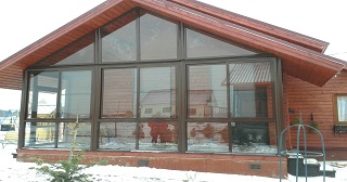 Остекление веранды Новомосковск, цена от 9779 руб.